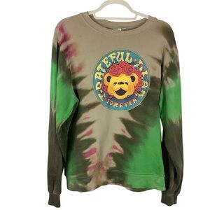Grateful Dead Tie Dye Sweatshirt Size Large
